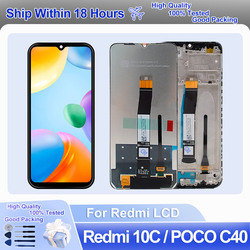 Ensemble Ã©cran tactile LCD de remplacement, 6.71 pouces, pour Xiaomi Redmi 10C Mi Pheadphones C40, 220333QAG, original