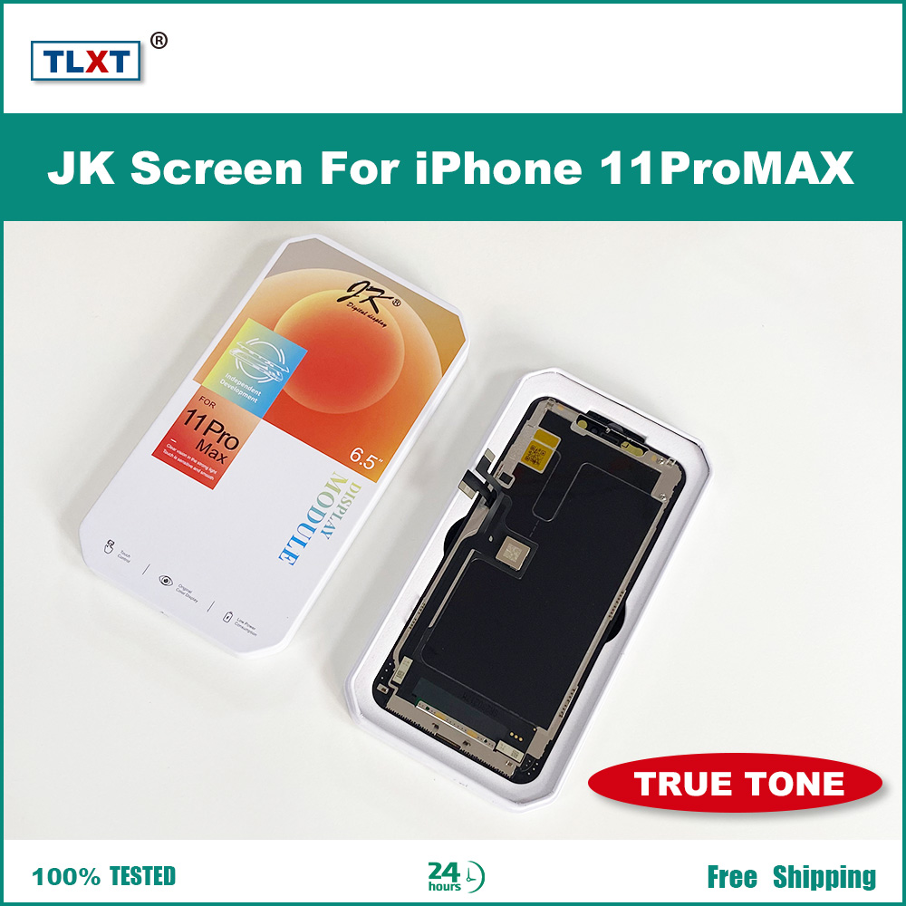 JK-Ensemble Ã©cran tactile LCD, sans frÃ©quence, piÃ¨ces de rechange, pour iPhone X Poly Xs Max 11 12 12Pro n° 5