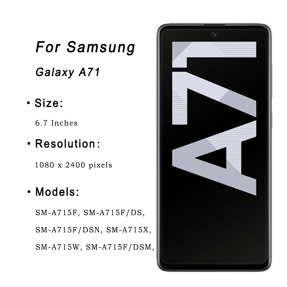 Ensemble Ã©cran tactile LCD de remplacement, 6.7 original, pour Samsung Galaxy A71 A715, SM-A715F/DS A715F A715W n° 2