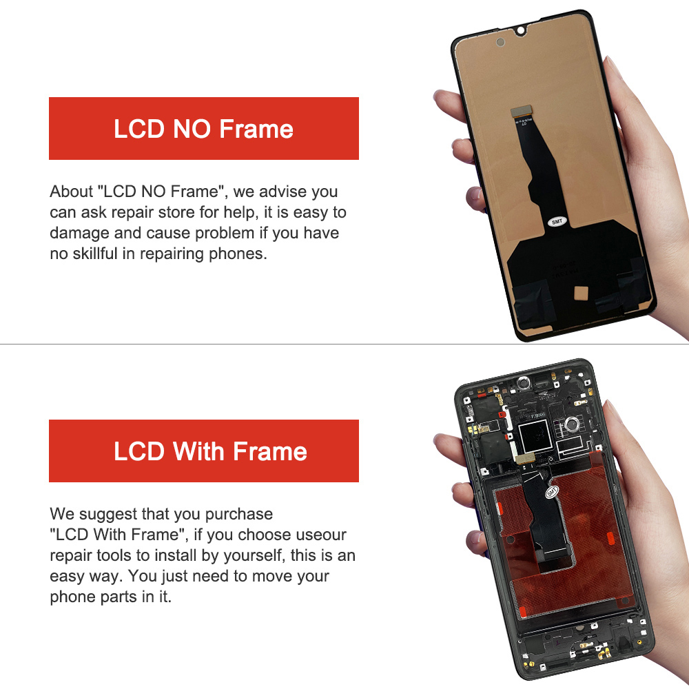 P30 LCD Screen100 % Test de Haute QualitÃ© Pour Huawei P30 LCD Ã‰cran Tactile ELE-L04 ELE-L29 ELE-L09 Remplacement Digitizer PiÃ¨ces n° 3