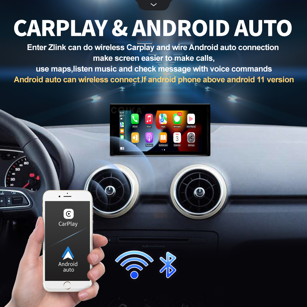 Autoradio Android 12 avec Ã‰cran Tactile de 7 Pouces, StÃ©rÃ©o, Navigation GPS, WIFI, BT, Sans Fil, Carplay, Limitation 8 CÅ“urs, pour Voiture Audi A3 (2013-2018) n° 4