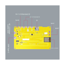 ESP32-S3 5 pouces IPS 800X480 RVB LCD TFT Display Tech HMI 8M PSRAM 16M Flash WIFI BT Smart Display MCU (avec Touch)