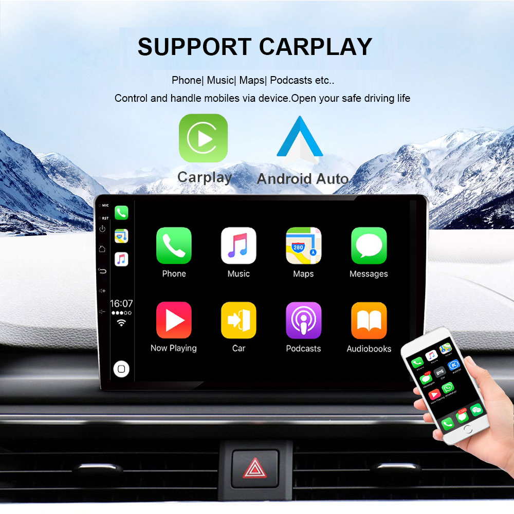 Autoradio Android avec Navigation GPS et Lecteur VidÃ©o pour Volkswagen Touareg GP 2002-2010, No 2 Din, DVD, Carplay n° 3