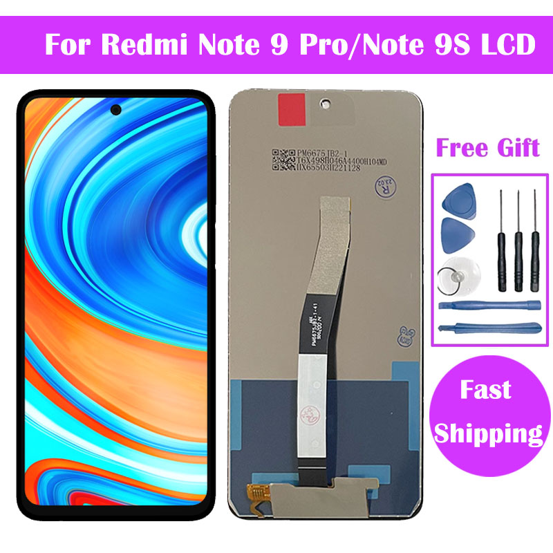 Ã‰cran tactile LCD de remplacement, 6.67 pouces, pour Xiaomi Redmi Note 9S n° 1