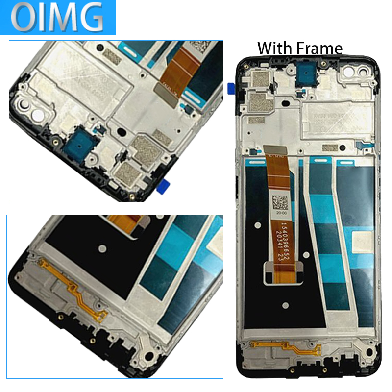 Ensemble Ã©cran tactile LCD de remplacement avec chÃ¢ssis, 6.5 pouces, pour OPPO A92, Original, CPH2059 n° 5