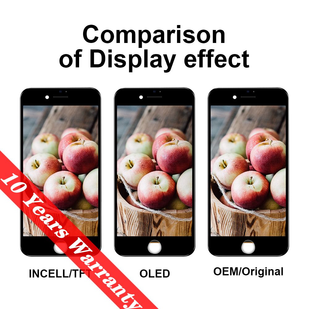 PINZHNEG-Écran LCD OEM de haute qualité, pour iPhone SE 2020 8 PLUS 6 6S 7 Plus, écran de remplacement Incell, garantie 10 ans n° 4