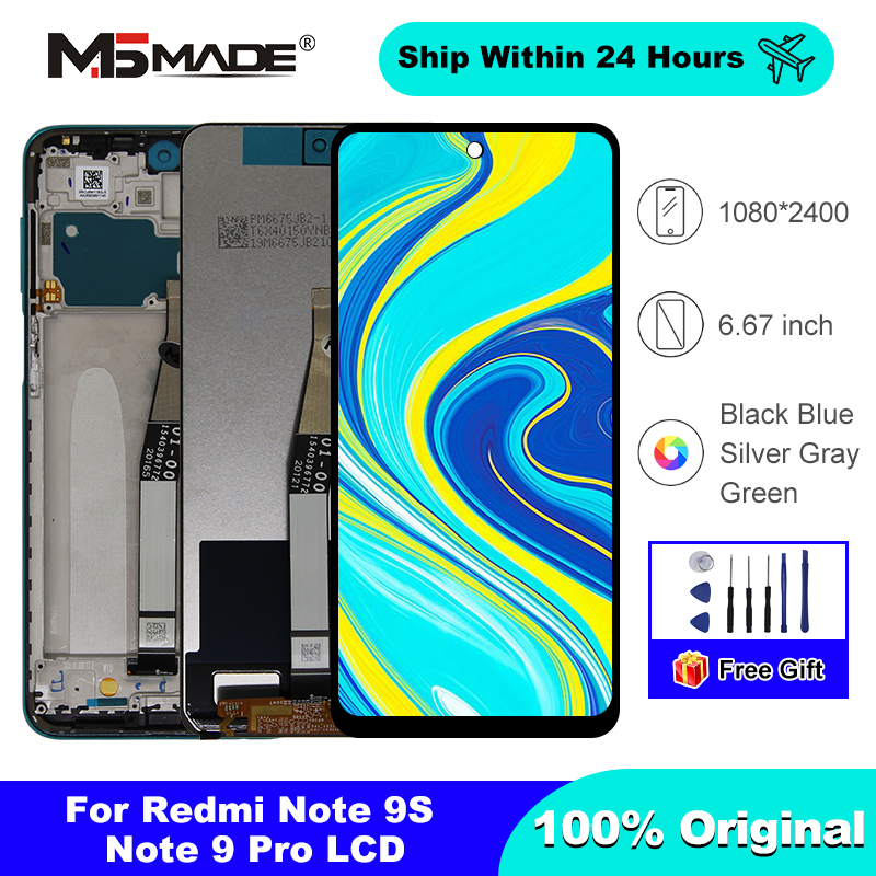 Ensemble Ã©cran tactile LCD de remplacement, 6.67 pouces, pour Xiaomi Redmi Note 9S M2003J6A1G n° 1