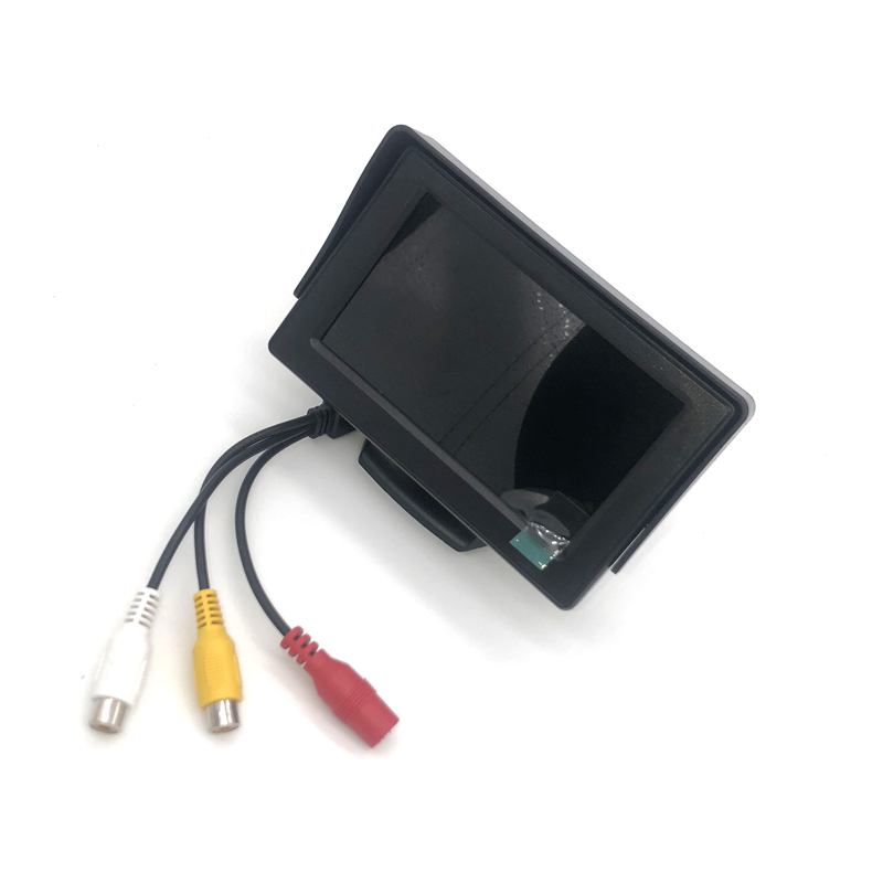 Lecteurs vidÃ©o de voiture avec Ã©cran HD, moniteur de voiture pliable, camÃ©ras LCD TFT, Ã©cran de camÃ©ra de stationnement, barrage, 4.3 pouces n° 2