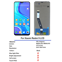 Ensemble Ã©cran tactile LCD, 6.53 pouces, pour Xiaomi Redmi 9 M2004J19G M2004J19C, original small picture n° 2