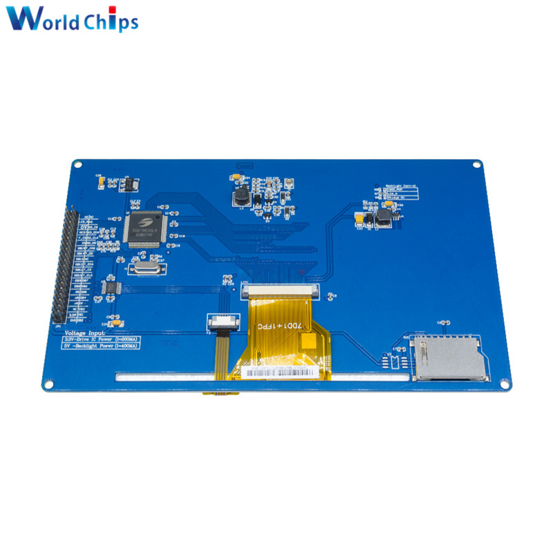 Ã‰cran tactile LCD TFT 7 7.0, 800x480 SSD1963, contrÃ´leur de rÃ©troÃ©clairage LED PWM, technologie pour Ardu3751/AVR/STM32 n° 6