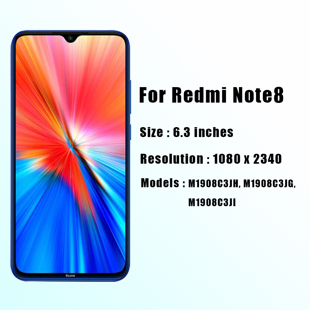 Ensemble Ã©cran tactile LCD de remplacement, pour Xiaomi Redmi Note 8, original n° 2