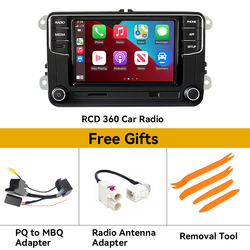 Lecteur de limitation d'autoradio MP5, Apple Carplay, rÃ©cepteur audio stÃ©rÃ©o pour Skoda, VW, PASSAT Gods, GOLF CROSS, Polo, RCD360, PRO, 6.5 pouces small picture n° 2