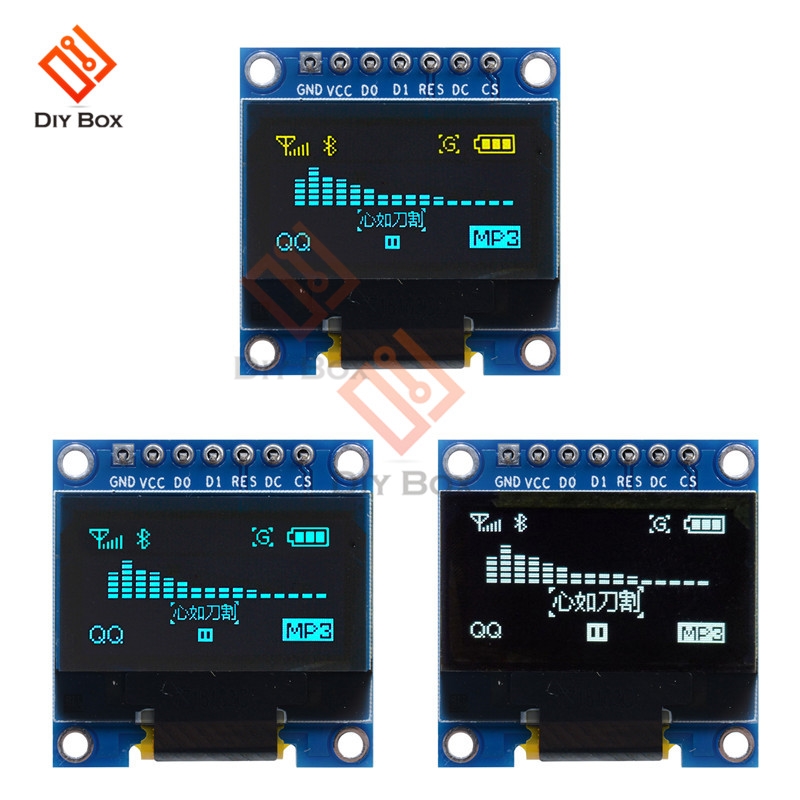 Carte d'Ã©cran LCD OLED pour Ardu37, 0.96 pouces, I2C, IIC, Ã©ventuelles I, 128x64, STM32, CSR, 12864, GND, VCC, SCL, SDA, 7 broches DC, 3-5V n° 2