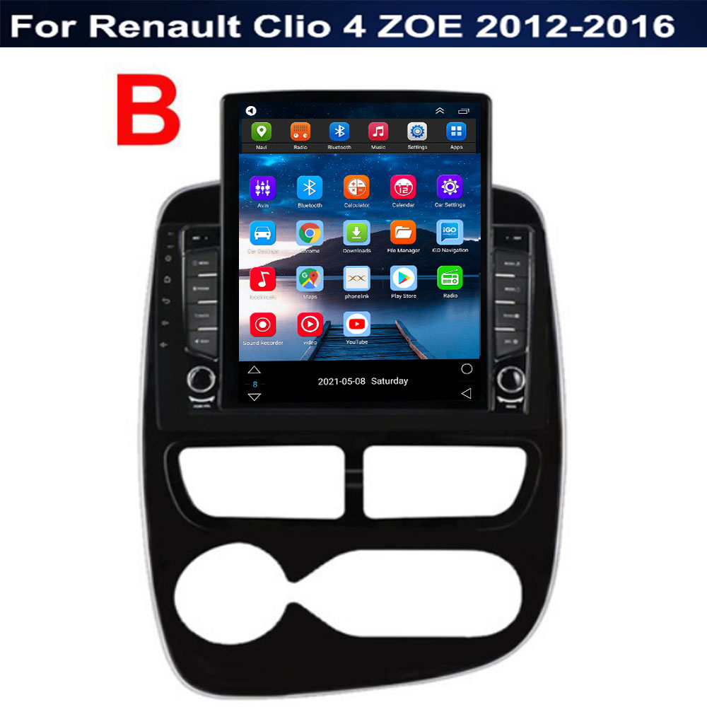 Autoradio Android 12 pour Renault Clio 4 ZOE 2012-2035, Lecteur VidÃ©o, StÃ©rÃ©o, GPS, Carplay, DSP, RDS, 2 Din n° 6