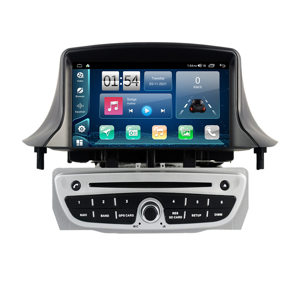 Autoradio Android avec Navigation GPS, Lecteur DVD, 2 Din, Limitation StÃ©rÃ©o, UnitÃ© Cam, pour Renault Megane 3 Fluence 2009 - 2015 n° 4