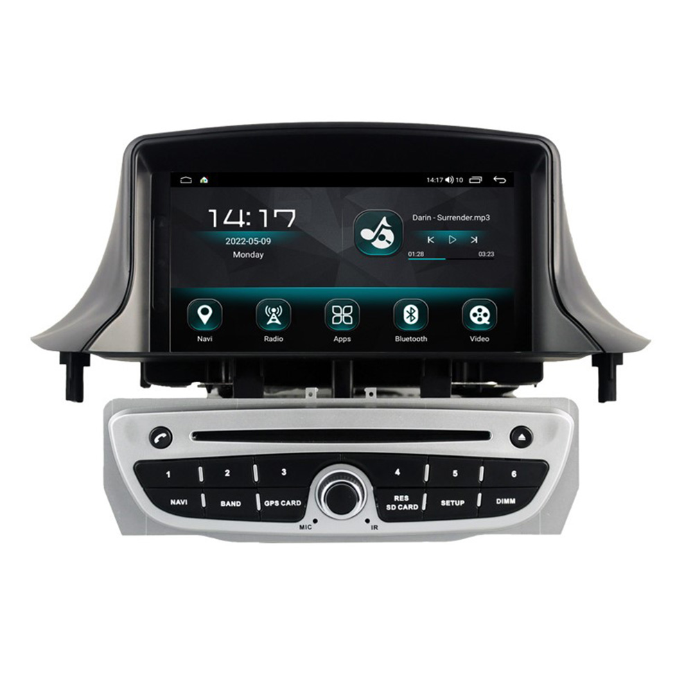 Autoradio Android avec Navigation GPS, Lecteur DVD, 2 Din, Limitation StÃ©rÃ©o, UnitÃ© Cam, pour Renault Megane 3 Fluence 2009 - 2015 n° 2