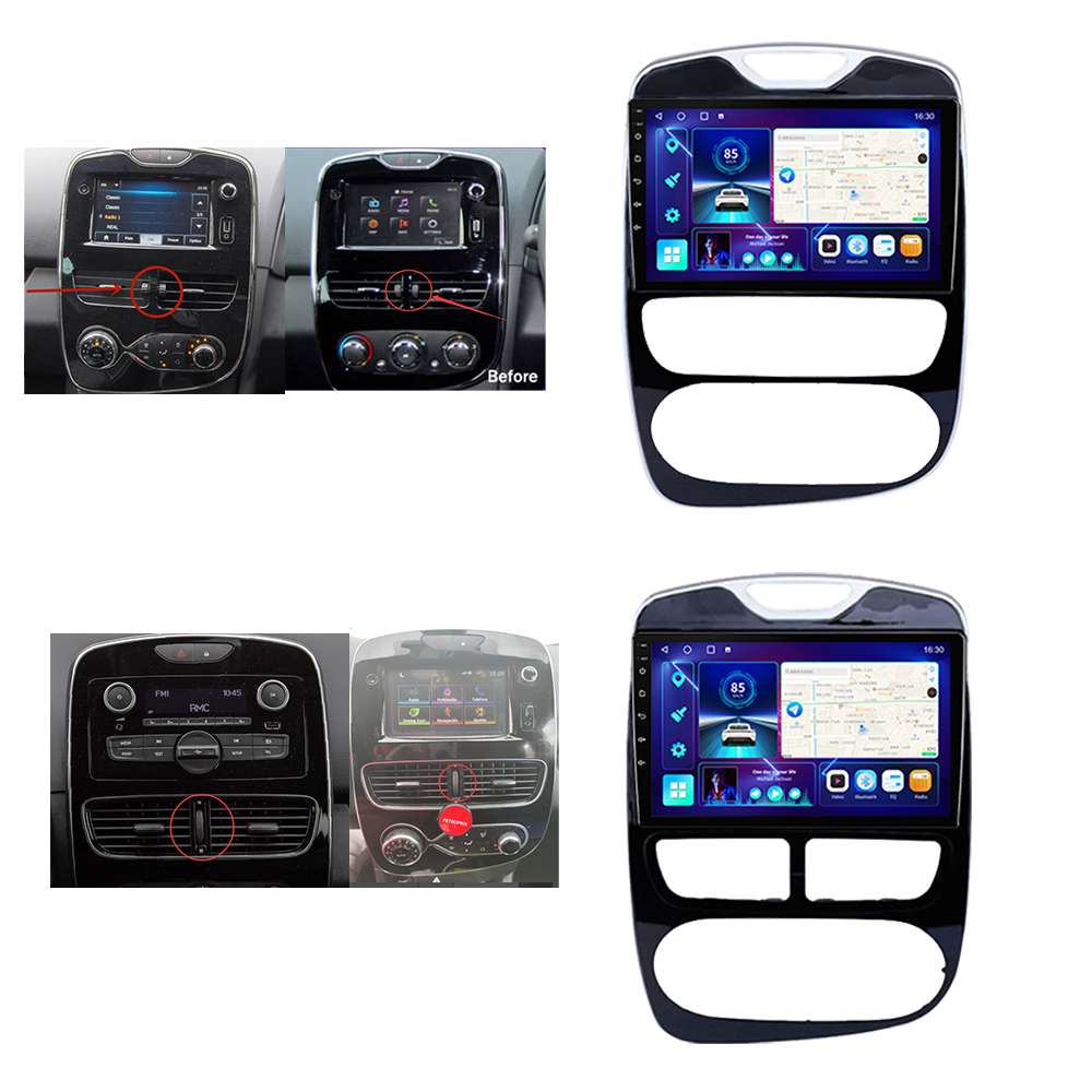 JUSTN183-Autoradio pour Renault Clio 3 4 2012-2019, Android 10 Auto Carplay, Lecteur de Limitation, StÃ©rÃ©o, Audio, VidÃ©o, DSP, Autoradio, GPS n° 3