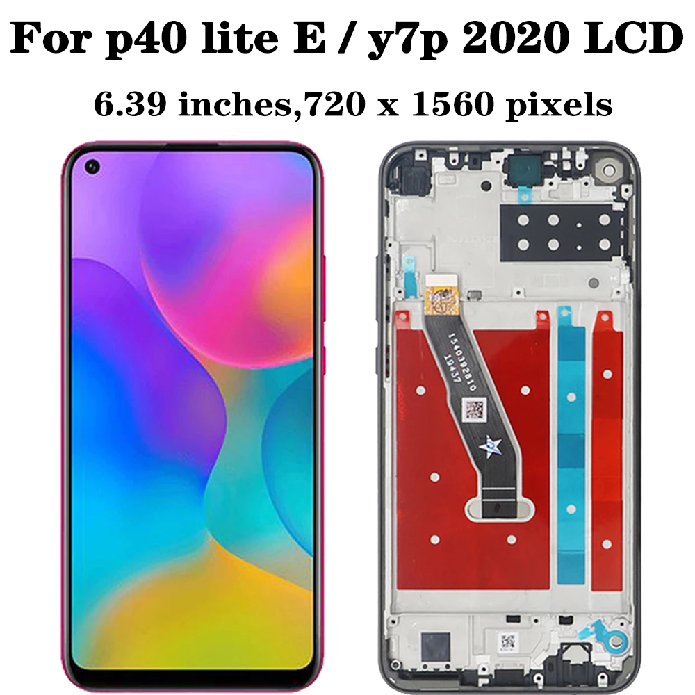 Ensemble Ã©cran tactile LCD avec chÃ¢ssis, pour Huawei P40 Lite E ART-L28, ART-L29,ART-L29N, Y7P 2020, Original n° 2