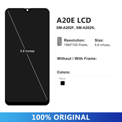 Ensemble Ã©cran tactile LCD avec chÃ¢ssis, pour Samsung Galaxy A20e AAthA202F A202DS, 5.8 original small picture n° 3