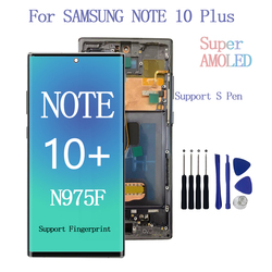 Ensemble Ã©cran tactile Super AMOLED, avec chÃ¢ssis, pour Samsung Galaxy Note 10 Plus N975F small picture n° 1