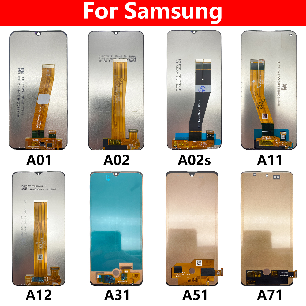 Ensemble Ã©cran tactile LCD de remplacement, pour Samsung Galaxy A01 A02 A02S A11 A12 A31 A51 A71 A21s, original n° 2