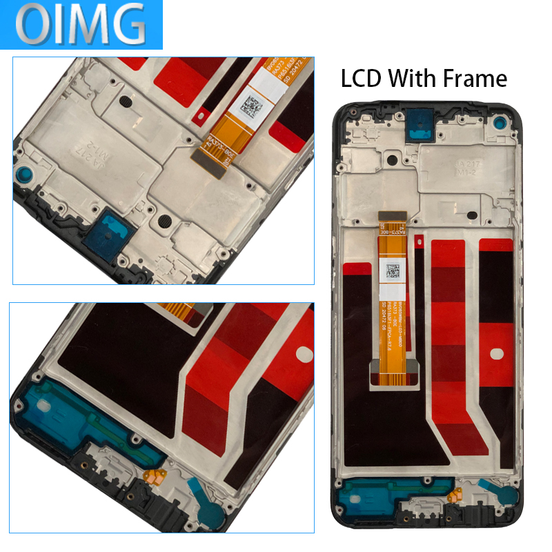 Ã‰cran tactile LCD avec cadre pour OPPO A53, piÃ¨ces de rechange, assemblage de HÃ©bergements eur, original, A53S, CPH2127, CPH2131, CPH2139,CPH2135 n° 4