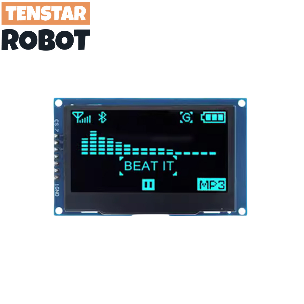 Ã‰cran LCD OLED pour Ardu37C51, technologie SSD1309, 2.4, 4 broches, IIC, I2C, Ã©ventuelles I, interface sÃ©rie, 2.42 pouces, 128 pouces, 12864x64 n° 3