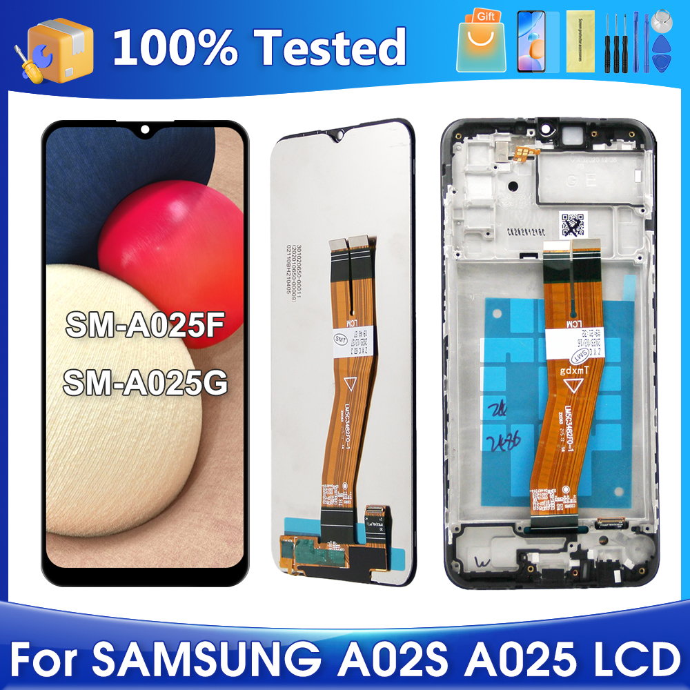 Ã‰cran LCD d'origine pour Samsung Galaxy, piÃ¨ces de rechange, HÃ©bergements eur d'Ã©cran tactile, A02S, A025F, A025G, A025 n° 1