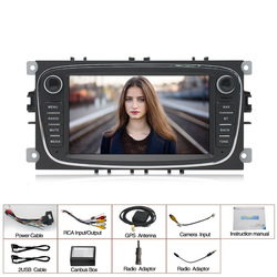 Lecteur de limitation d'autoradio Android pour Ford, 2Din, Focus II, S-Max, C-Max, Mondeo 9, Galaxy II, Kuga, Carplay, 7 pouces, 2008-2011 small picture n° 6