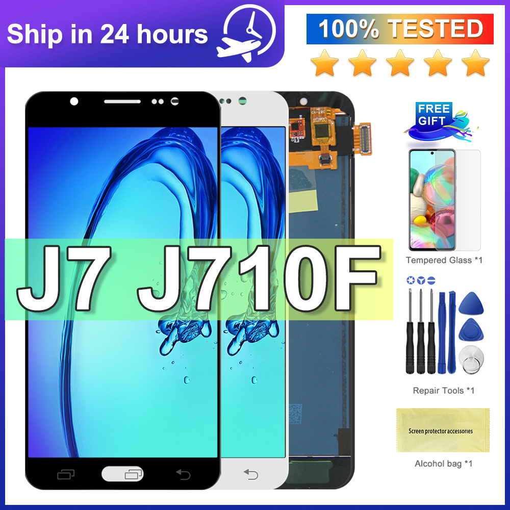 Ã‰cran tactile LCD Super AMOLED, pour Samsung Galaxy J7 5.5 JAndalousie J710H J710JoyJ710F J710M /DS, 2016 n° 1