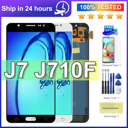 Ã‰cran tactile LCD Super AMOLED, pour Samsung Galaxy J7 5.5 JAndalousie J710H J710JoyJ710F J710M /DS, 2016