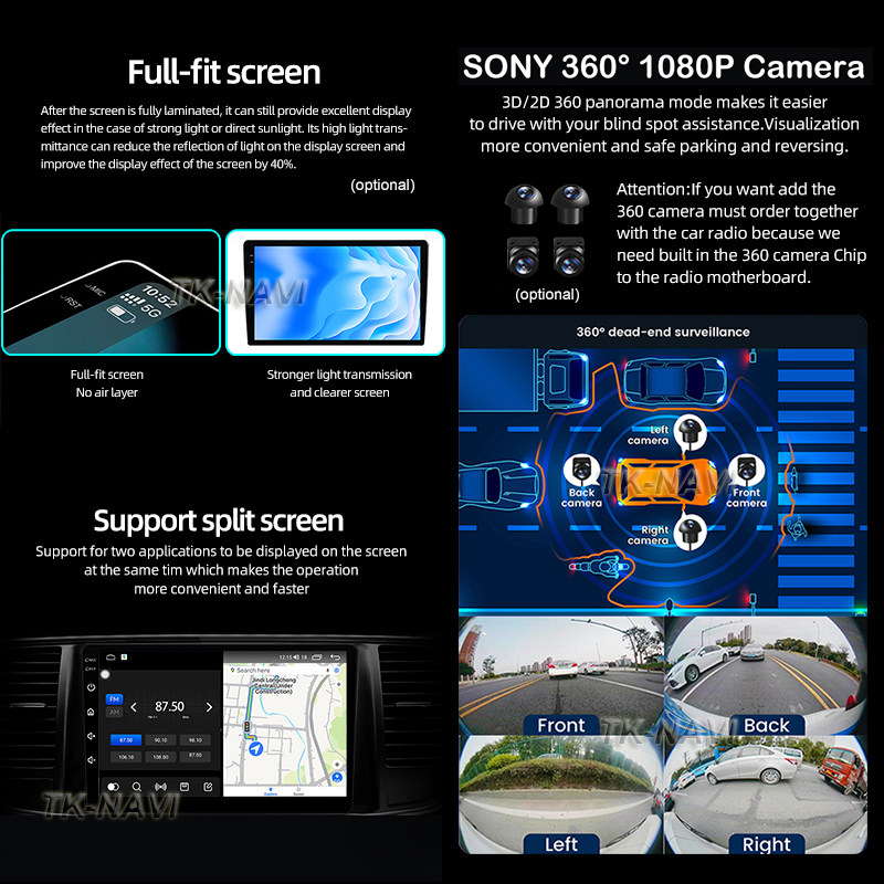 Autoradio Android 13, Navigation GPS, Carplay, WIFI, camÃ©ra, lecteur multimÃ©dia vidÃ©o, stÃ©rÃ©o, pour voiture Renault Megane 2 (2002 â€“ 2009) n° 5