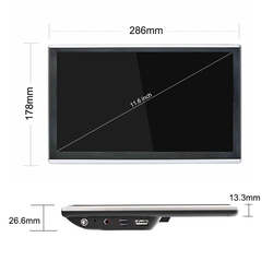 Moniteur HDMI de voiture Android 11.6, 8 cÅ“urs, 10.0 pouces, 1920x1080, Ã©cran Netflix, AUX, FM, Bluetooth, divertissement sur siÃ¨ge arriÃ¨re small picture n° 5