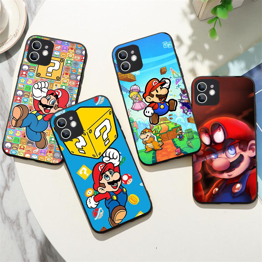 YS-8 Cartoon Marios Ã©tui en silicone pour iPhone 5 5S 6 SE 7 8 Plus X XS Poly 11 Pro Max n° 3