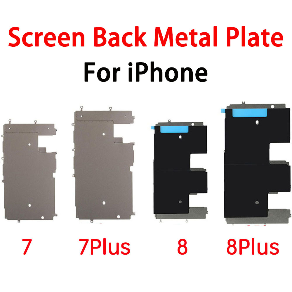 Ã‰cran LCD pour iPhone 6 6P 6S 6SP 7 7Plus 8G 8 Plus, piÃ¨ce de rechange, plaque mÃ©tallique arriÃ¨re n° 3