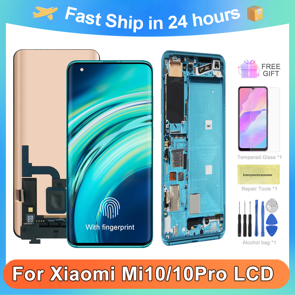 Ensemble Ã©cran tactile LCD de remplacement, 6.67 pouces, pour Xiaomi Mi 10 Pro, versions C et S, original n° 1