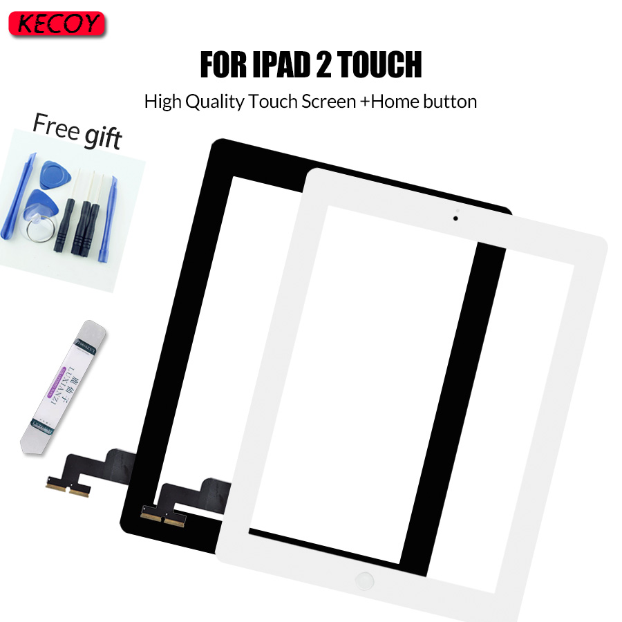 Ã‰cran tactile de remplacement avec bouton et outils, pour iPad 2 A1395 A1396 A1397, 1 piÃ¨ce n° 1