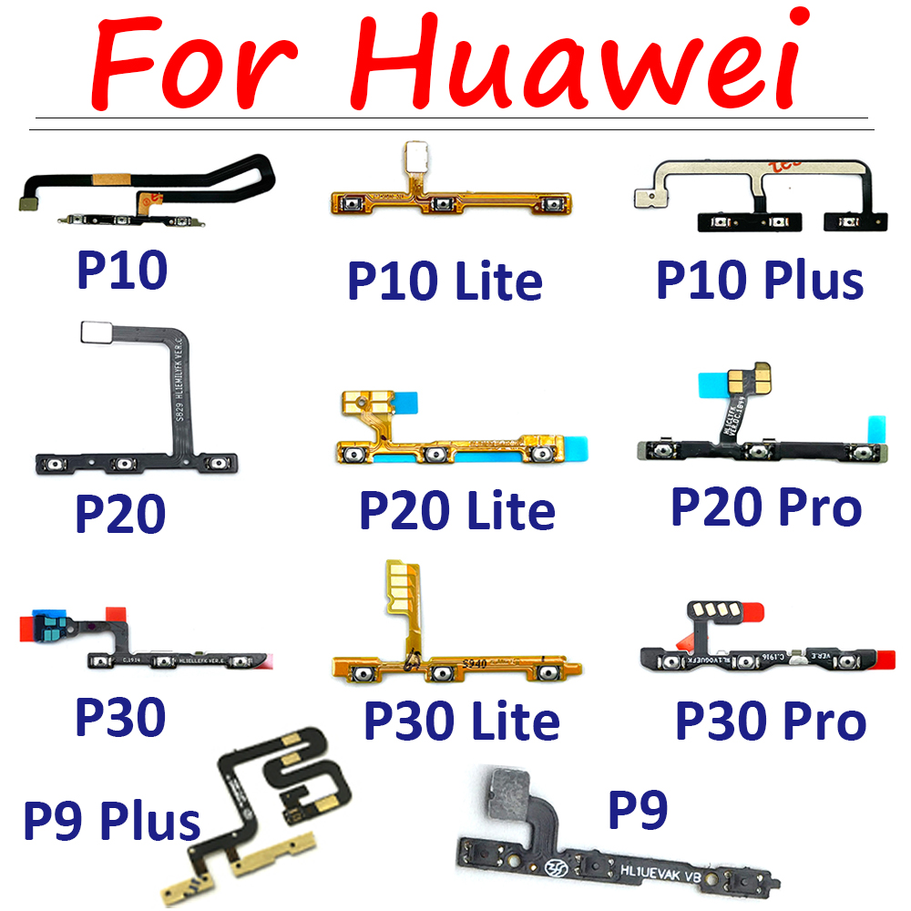 Bouton latÃ©ral de remplacement pour Huawei P9 Plus, P10 Lite, P20 Pro, P30, P40 Lite E, P40 Lite, 5G n° 1