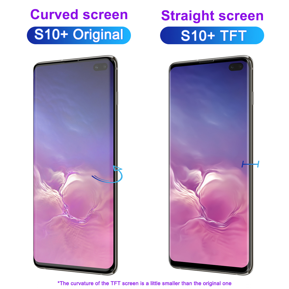 TFT de haute qualitÃ© pour Samsung Galaxy S10 Plus G975F SM-G975U SM-G975W LCD Ã©cran tactile HÃ©bergements eur piÃ¨ces de rÃ©paration avec cadre n° 4