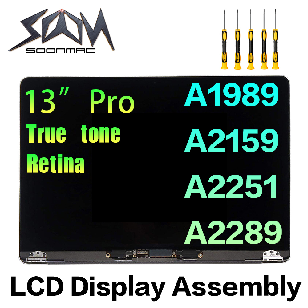 Ã‰cran LCD de remplacement pour Macbook Pro 13 pouces, assemblage complet, True Tone Retina, A1989, A2159, A2251, A2289 n° 1