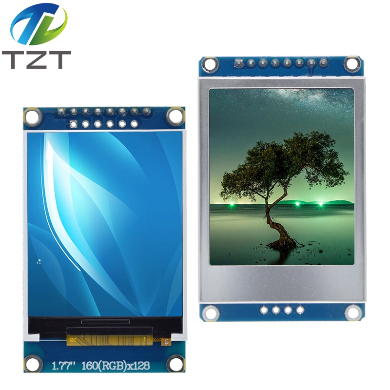 TZT-Ã‰cran LCD TFT 1.77 pouces, 128x160, 1.77 TFTÃ©ventuelles I, technologie de port sÃ©rie pour Ardu37UNO R3 n° 4