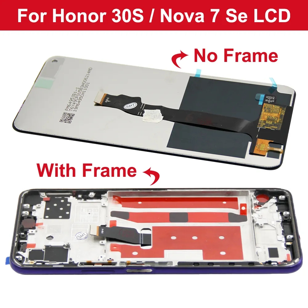 6.5 en effet d'origine Ã©cran LCD pour Huawei Nova 7 SE LCD avec cadre HÃ©bergements eur assemblÃ©e pour Honor 30s Ã©cran CDY-AN90 remplacement n° 4