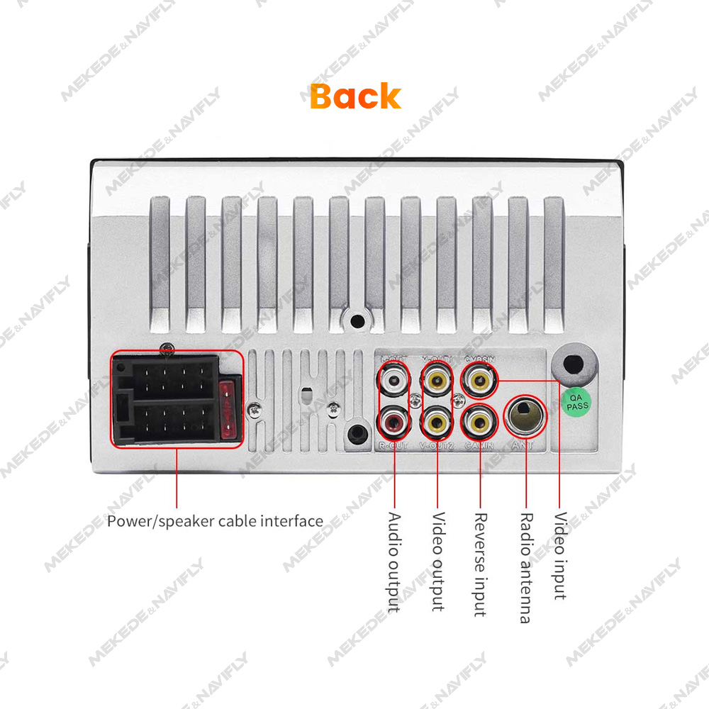 MEEllDE-Lecteur autoradio universel, Ã©cran tactile HD 7 pouces, MP5, USB, BT, carte TF, 2 Din n° 6