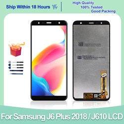 Ã‰cran tactile LCD de remplacement, 6.0 pouces, pour Samsung Galaxy J610 J6 + J6 Plus 2018 J415 J4 Plus small picture n° 1