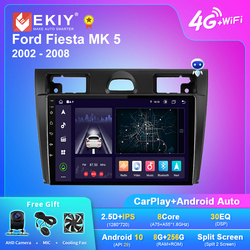 EKIY autoradio X7 Android 2002 lecteur multimÃ©dia Audio/vidÃ©o sans 2din stÃ©rÃ©o pour voiture Ford Fiesta Mk VI 5 Mk5 2008 â€“ 10.0