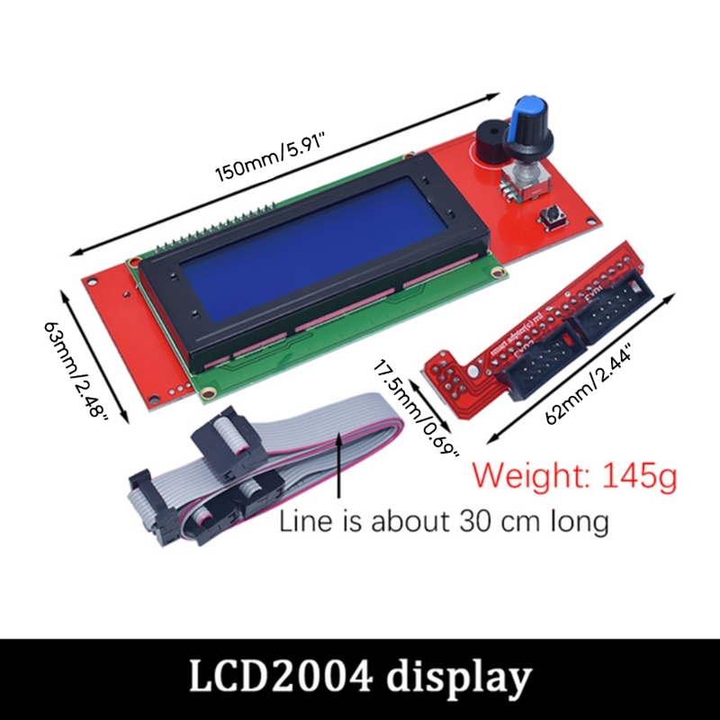 HOPP2004-Ã‰cran d'Imprimante 3D, ContrÃ´leur Technique LCD Reprap, pour Ramps 1.4, 2004, Panneau LCD 12864 n° 6