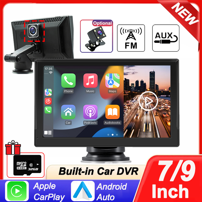 Autoradio MP5 avec Bluetooth, Android, Auto, Sans fil, Apple Carplay, RÃ©cepteur stÃ©rÃ©o, DVD, 2Din, Limitation automobile, 7/9 n° 1