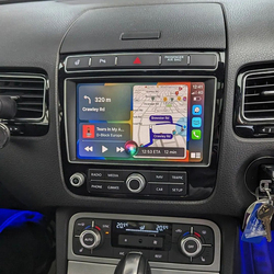 Apple Carplay sans fil pour VW Touareg, mise à niveau de l'écran d'origine, radio Android Auto, caméra de stationnement des barrage, iCarPlay, RNS850 small picture n° 2