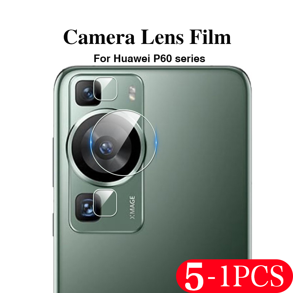 Protecteur d'écran de caméra HD pour Huawei P40 lite 5G P50 P50E P60, film de protection artistique pour objectif d'appareil photo pour P30 pro, 5-1 pièces n° 1