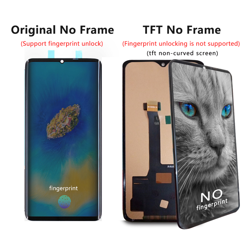 Ã‰cran tactile LCD avec chÃ¢ssis, pour Huawei P30 Pro L29 L09 L04 AL00 ALO TL00, piÃ¨ces de rechange, original n° 2